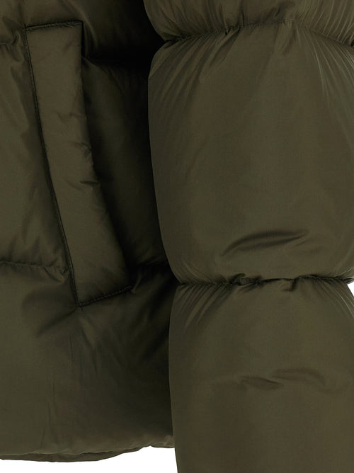 Saint Laurent Bicolor Polyester Full-Length Jacket
