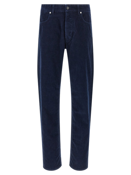 Stone Island Blue Cotton Casual Pants