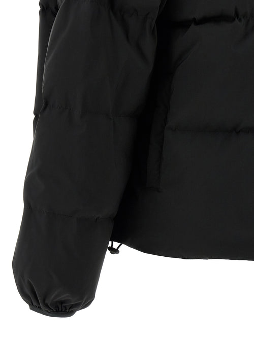 MM6 Maison Margiela Black Polyester Full-Length Jacket