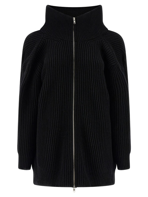 MM6 Maison Margiela Black Wool Short Dress