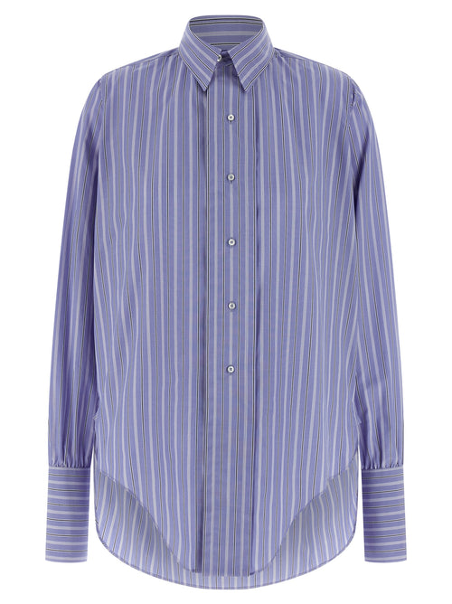 Maison Margiela Blue Cotton Blouse