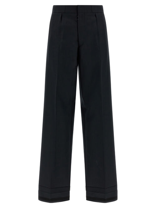 Maison Margiela Black Wool Dress Pants
