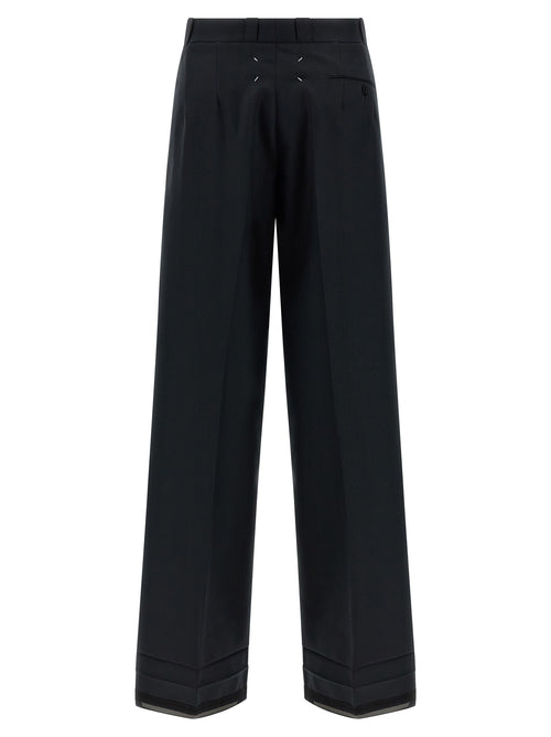 Maison Margiela Black Wool Dress Pants