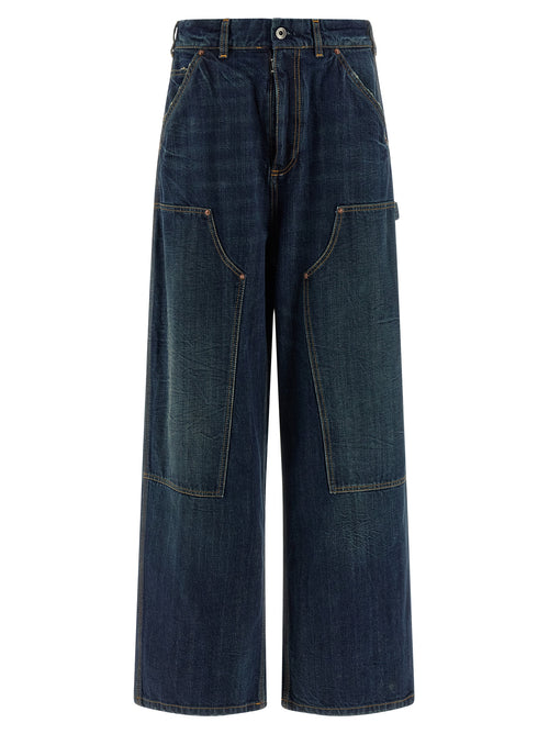 Maison Margiela Blue Cotton Relaxed Fit Jeans