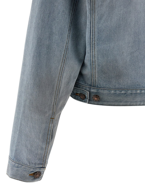 Balenciaga Blue Cotton Denim Jacket