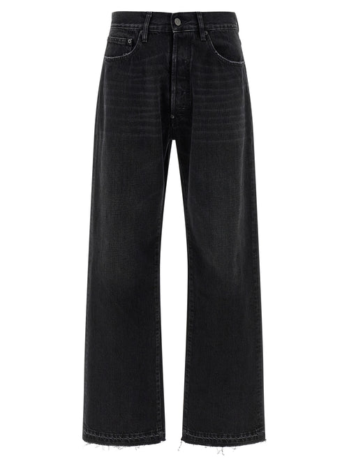 Maison Margiela Black Cotton Straight-Leg Jeans