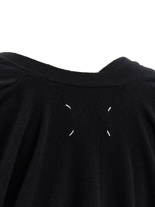 Maison Margiela Black Wool Cardigan