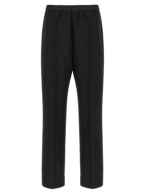 Maison Margiela Black Virgin Wool Casual Pants