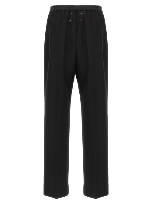 Maison Margiela Black Virgin Wool Casual Pants