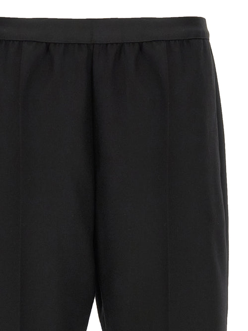 Maison Margiela Black Virgin Wool Casual Pants