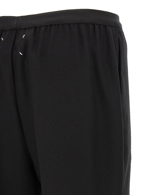 Maison Margiela Black Virgin Wool Casual Pants