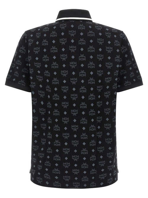 MCM Black Cotton Polo Shirt
