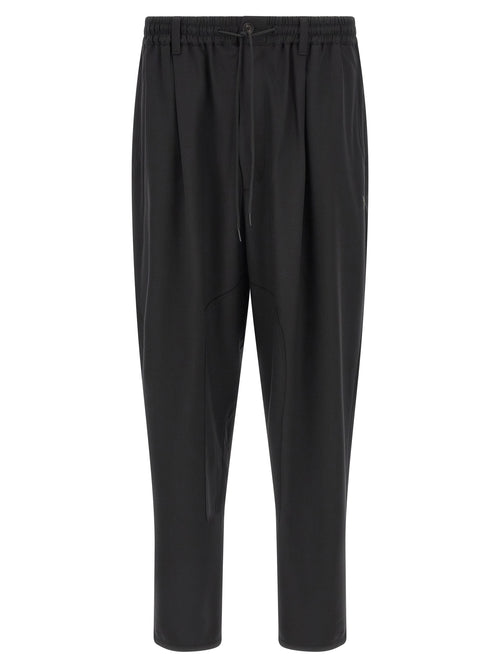 Y-3 Black Polyester Casual Pants