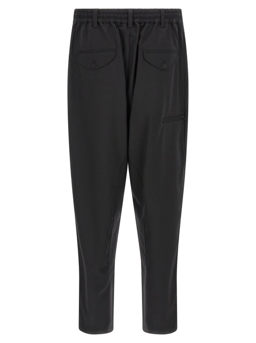 Y-3 Black Polyester Casual Pants