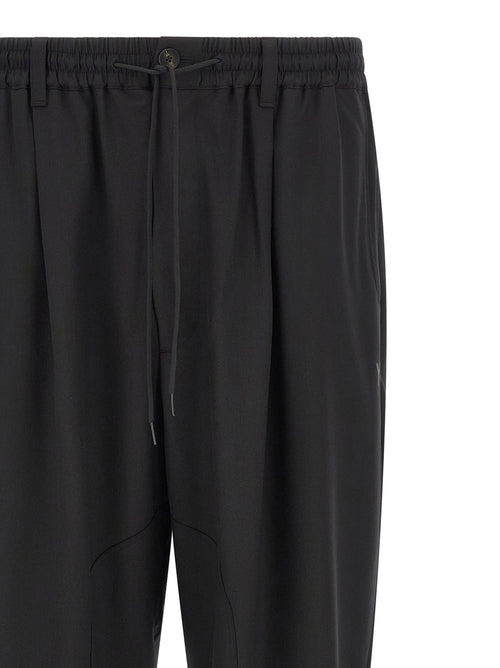 Y-3 Black Polyester Casual Pants