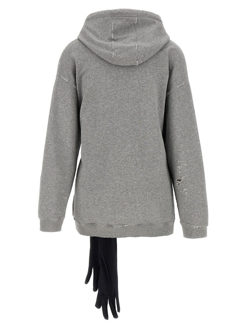 MM6 Maison Margiela Gray Cotton Short Dress