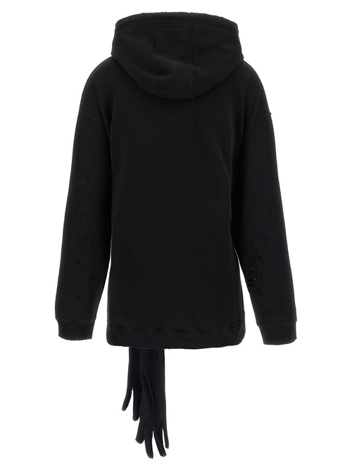 MM6 Maison Margiela Black Cotton Short Dress