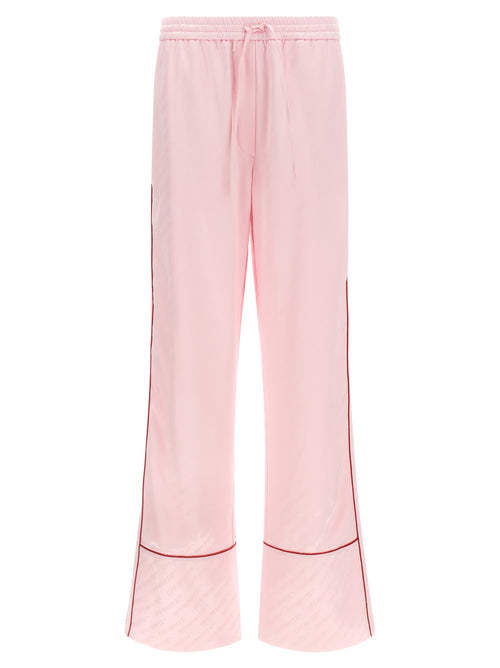 Off-White Multicolor Viscose Casual Pants