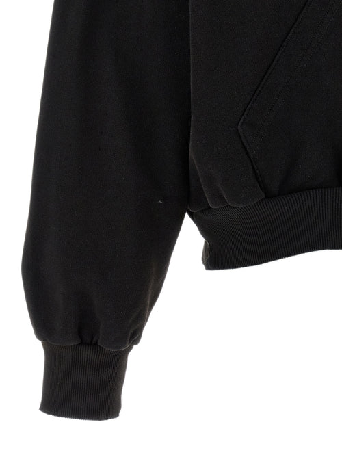 MM6 Maison Margiela Black Cotton Sweatshirt
