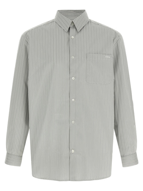 A.P.C. Gray Cotton Blouse