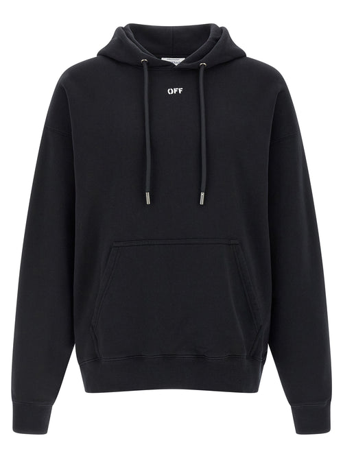 Off-White Black Cotton Sweatshirt
