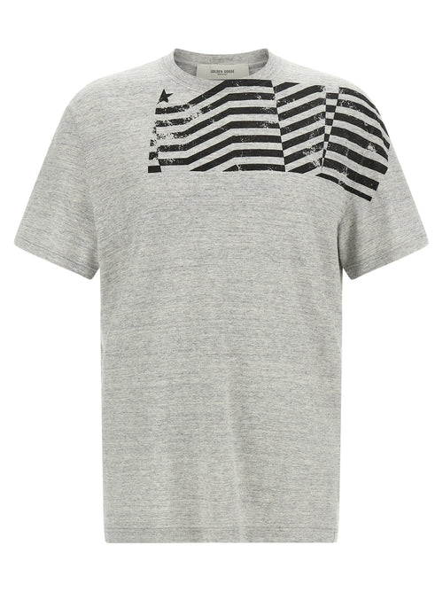Golden Goose Gray Cotton T-Shirt