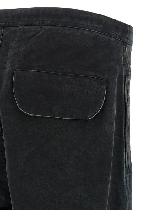 Entire Studios Black Cotton Cargo Pants