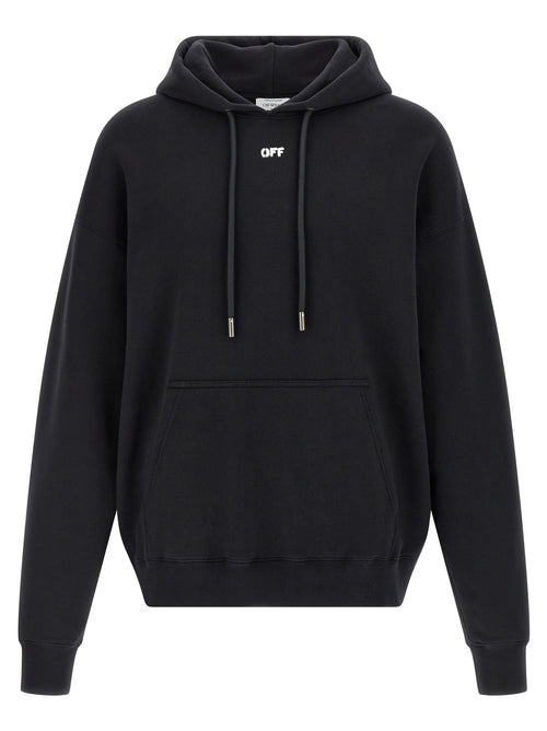 Off-White Black Cotton Sweatshirt