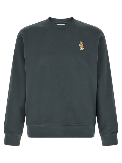 Maison Kitsuné Blue Organic Cotton Sweatshirt