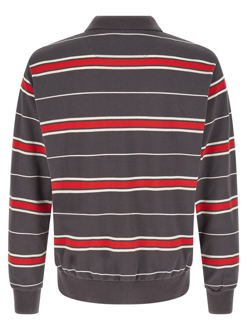 Undercover Gray Cotton Polo Shirt