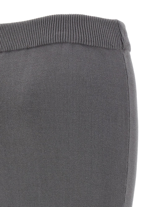 Entire Studios Gray Cotton Midi Skirt