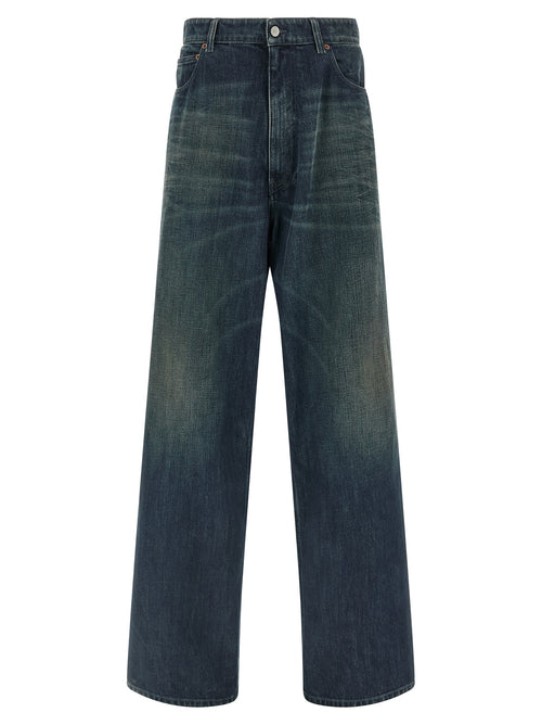 MM6 Maison Margiela Blue Cotton Jeans Denim
