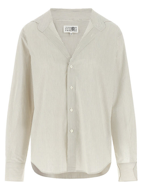 MM6 Maison Margiela Gray Cotton Blouse