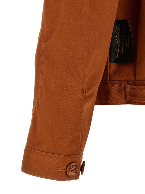 Undercover Brown Polyester Shell Jacket