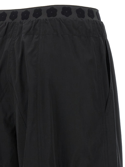 Kenzo Black Polyester Cargo Pants