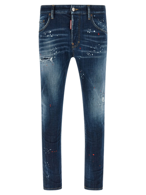 Dsquared² Blue Cotton Jeans Denim