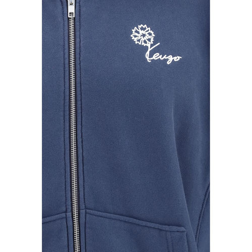 Kenzo Blue Cotton Sweatshirt