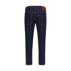 Dsquared² Blue Cotton Slim Fit Jeans