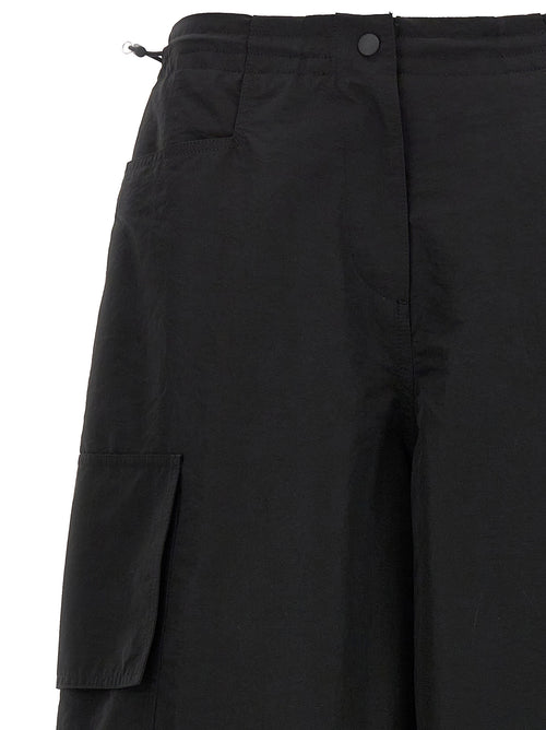 Palm Angels Black Polyamide Casual Pants