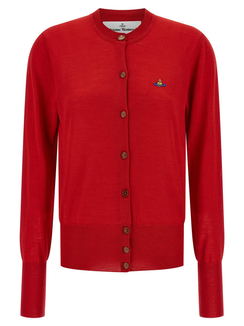Vivienne Westwood Red Wool Cardigan