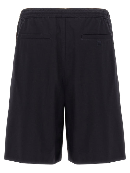 Givenchy Blue Elastane Bermuda Shorts