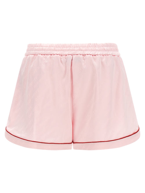 Off-White Multicolor Viscose Bermuda Shorts