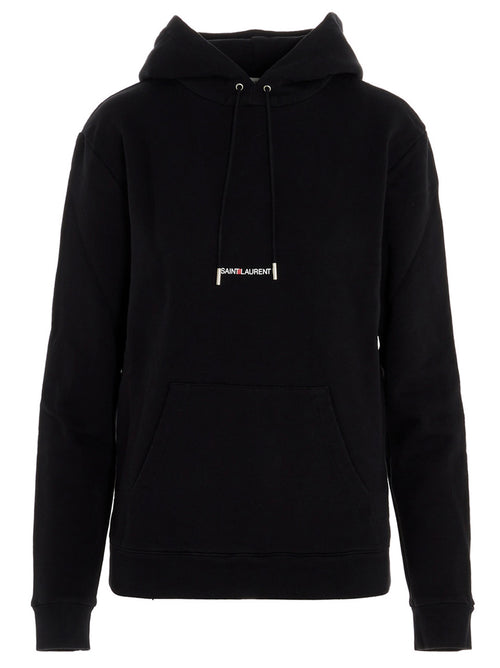 Saint Laurent Black Cotton Sweatshirt