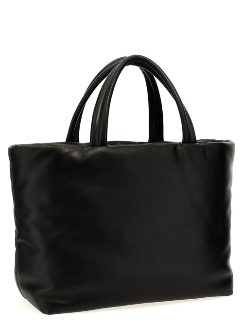 Saint Laurent Black Lamb Leather Tote Bag