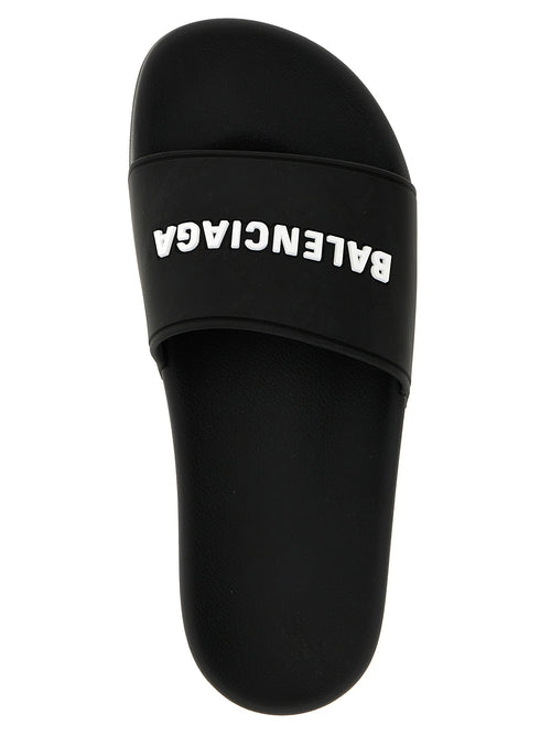 Balenciaga Bicolor Plastic Slides