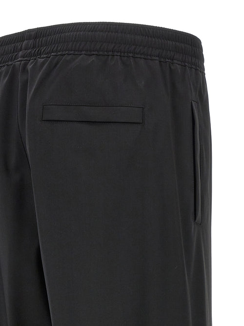 Givenchy Black Virgin Wool Casual Pants
