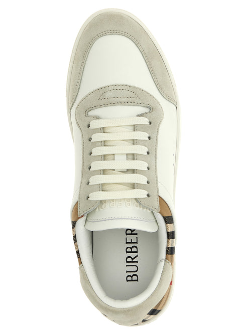 Burberry Multicolor Leather Low Top Sneakers