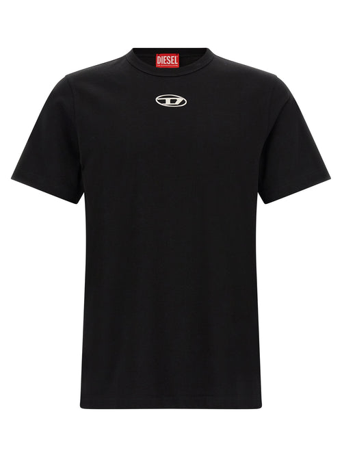 Diesel Black Cotton T-Shirt