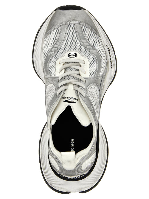 Balenciaga Gray Polyester Athletic Sneakers