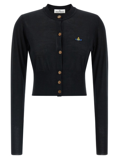 Vivienne Westwood Black Wool Cardigan
